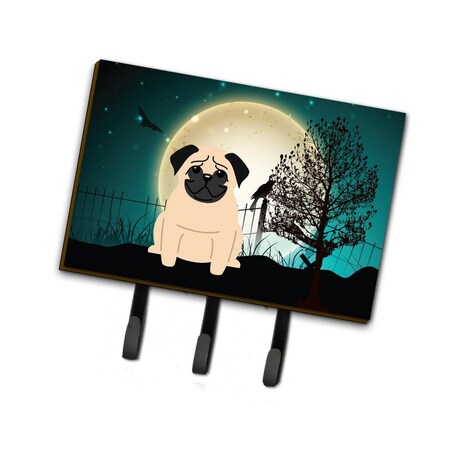 Micasa Halloween Scary Pug Fawn Leash or Key Holder MI893588